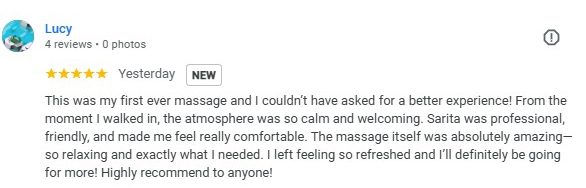Review Review of Divine Lotus service and therapy